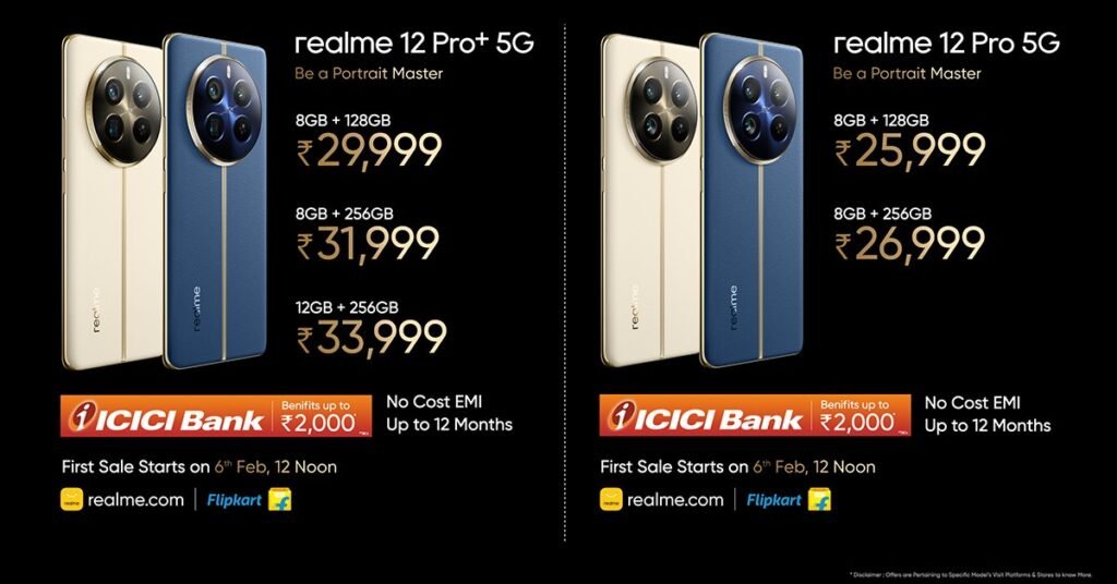 realme 12 Pro+ series price