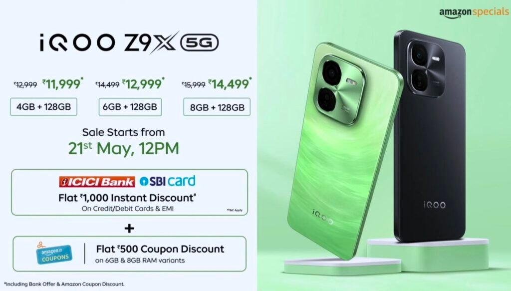iQOO Z9x offer price