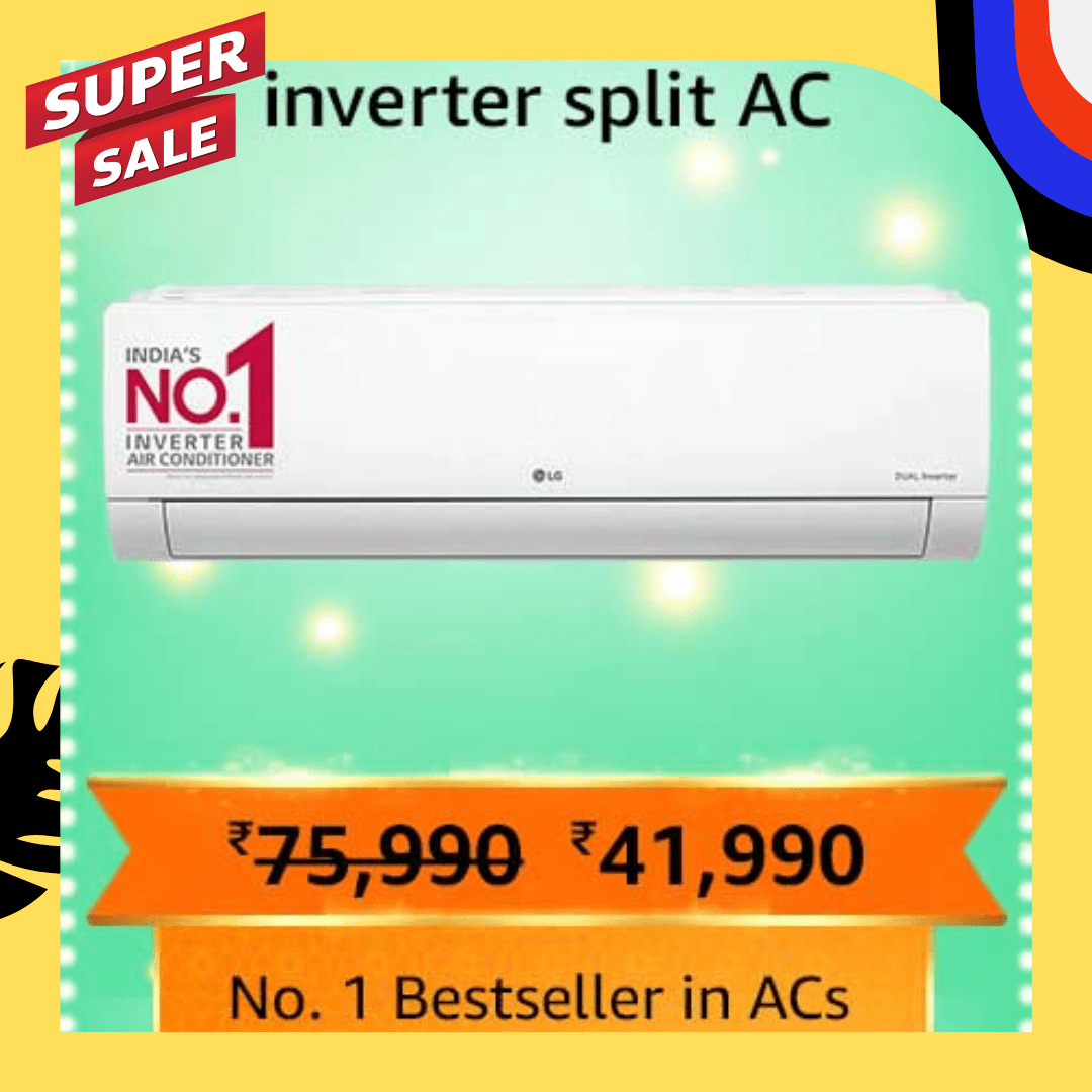 LG 1.5 Ton 5 Star AI DUAL Inverter Split AC (Copper, Super Convertible 6-in-1 Cooling, HD Filter with Anti-Virus Protection, 2022 Model, PS-Q19YNZE, White)