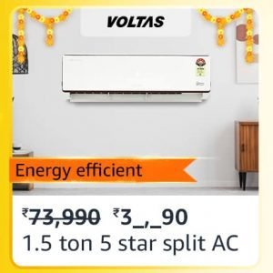 voltas 1.5 ton 5 star