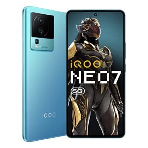 iQOO Neo 7 5G (Frost Blue, 8GB RAM, 128GB Storage) | India's First MediaTek Dimensity 8200 Processor | 120W FlashCharge | Motion Control & 90 FPS Gaming