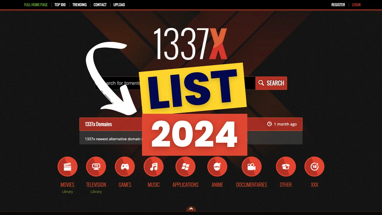 1337x Proxy List 2024