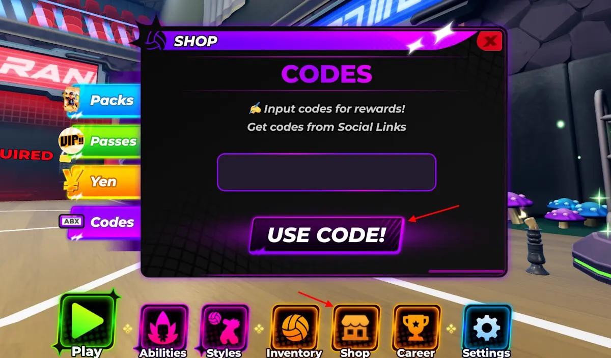How to Redeem Volleyball Legends Codes