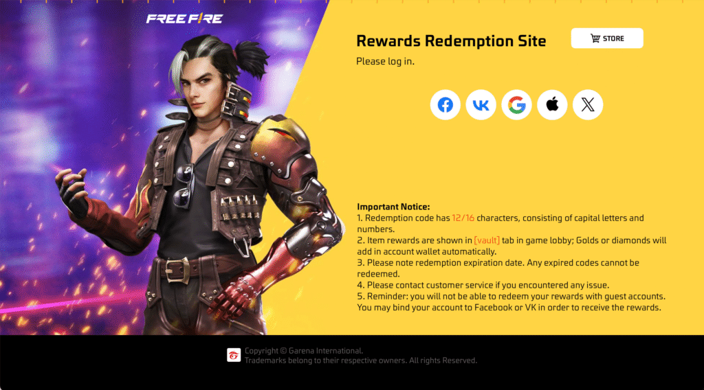 How to Redeem Free Fire Max Codes